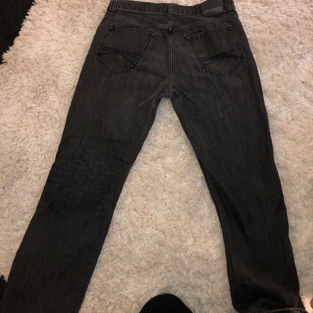 Mens Grey Express Jeans